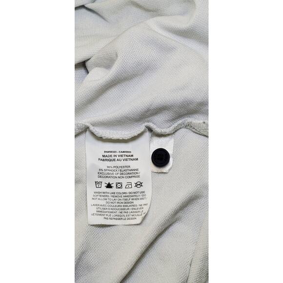 Nike Men's Sz M NBA Los Angeles Clippers Coaches Polo Short Sleeve White C15-8 - Picture 6 of 9